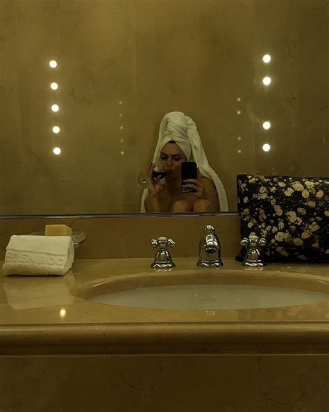 nude mirror selfie|Britney posts full frontal nude selfie